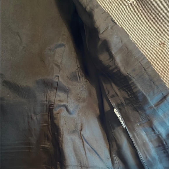 Kasper Gray Double-Breasted Blazer with Notched Lapels - Picture 8 of 16